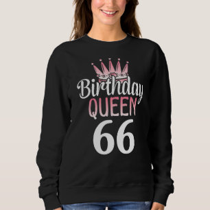 Camiseta Aniversário Rainha 66 Anos Feliz Meu Aniversário V
