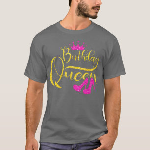 Camiseta Aniversário Rainha Aniversário Esquadrão de Aniver