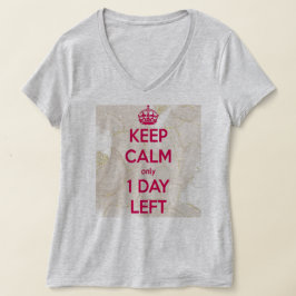 Camiseta Aniversário Shenanigans em Estilo: "Manter Calmo"