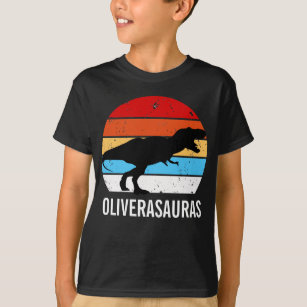 Camiseta Aniversário - Tee do Dinossauro Personalizado