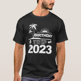 Camiseta Aniversário Trip 2023 Reunião de Férias de Praia F