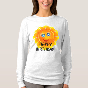 Camiseta ANIVERSÁRIO: Vinheta de aniversário sunshine