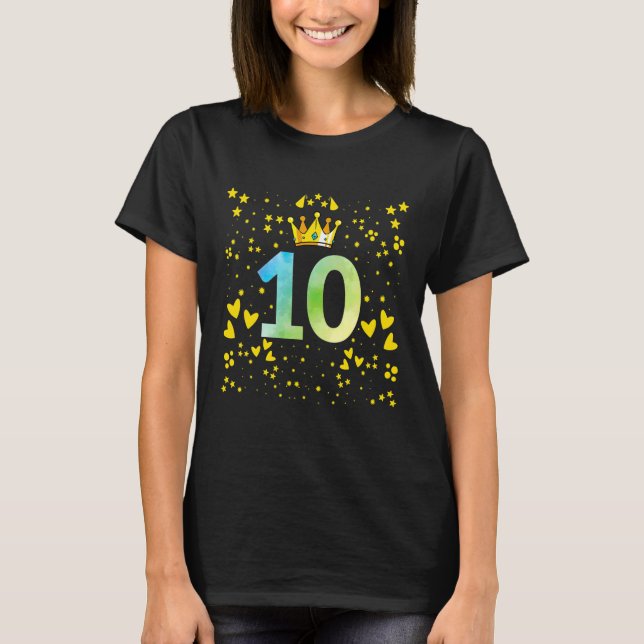 Camiseta aniversários de 10 anos (Frente)