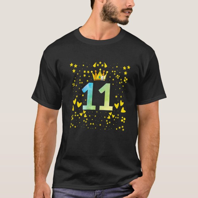 Camiseta aniversários de 11 anos   (Frente)