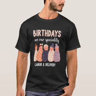 Camiseta Aniversários são Nossa Especialidade Enfermeira d