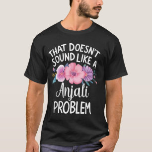 Camiseta Anjali Personalizada Flower Girls Anjali Nome