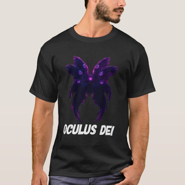 Camiseta Anjo Biblicamente Preciso Serafim Arcanjo Bíblia (Frente)
