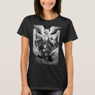 Camiseta Anjo Bíblico Anjo Assustador de Olhos Horrorizante