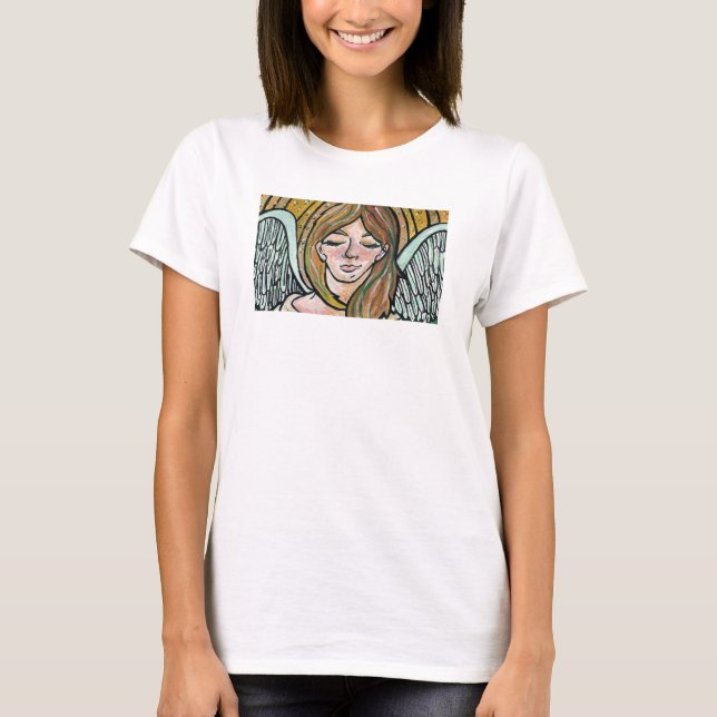 Camiseta Anjo com Verde (Frente)