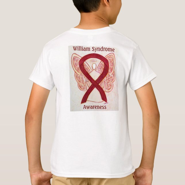 Camiseta Anjo da Fita de Conscientização sobre a S (Verso)
