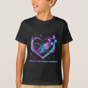 Camiseta Anjo da Fita de Sensibilização para o Suicídio, Su
