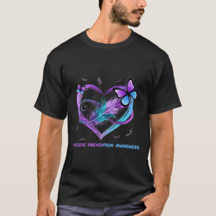 Camiseta Anjo da Fita de Sensibilização para o Suicídio, Su