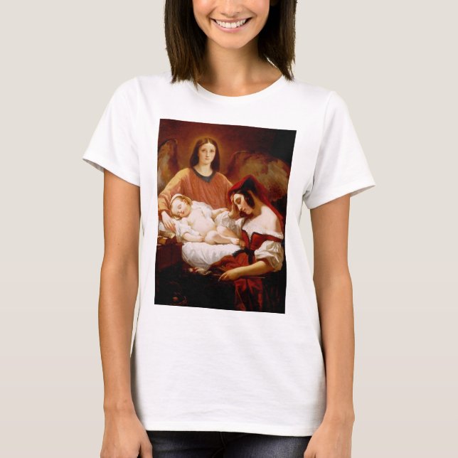 Camiseta Anjo da Guarda de Henri Decaisne (Frente)