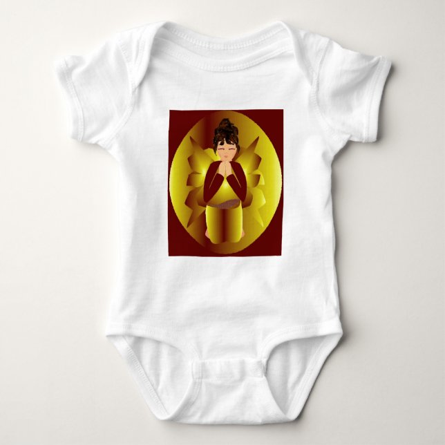 Camiseta Anjo da Paz de Natal (Frente)
