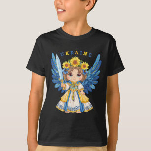 Camiseta Anjo Da Ucrânia-defensor Da Ucrânia