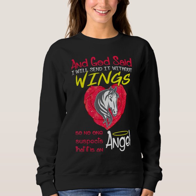 Camiseta Anjo De Cavalo Sem Pet De Asas (Frente)