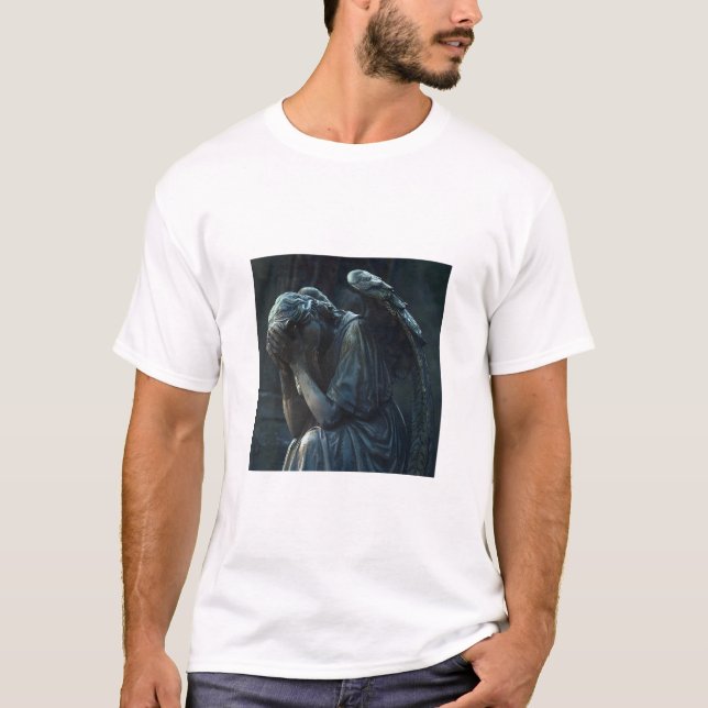 Camiseta Anjo de Pedra Escuro (Frente)