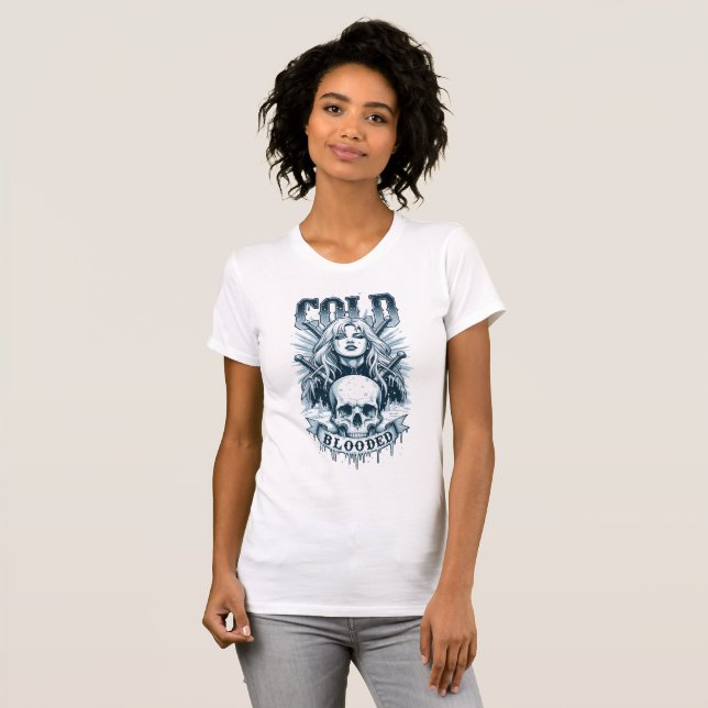 Camiseta Anjo de Sangue Frio  (Frente Completa)