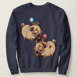 Camiseta Anjo/Diabo de Pug Bonito
