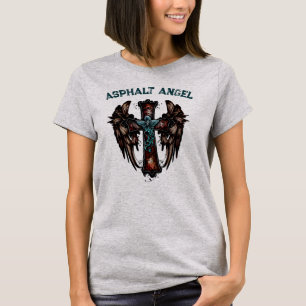 Camiseta Anjo do Asfalto, Motocicleta