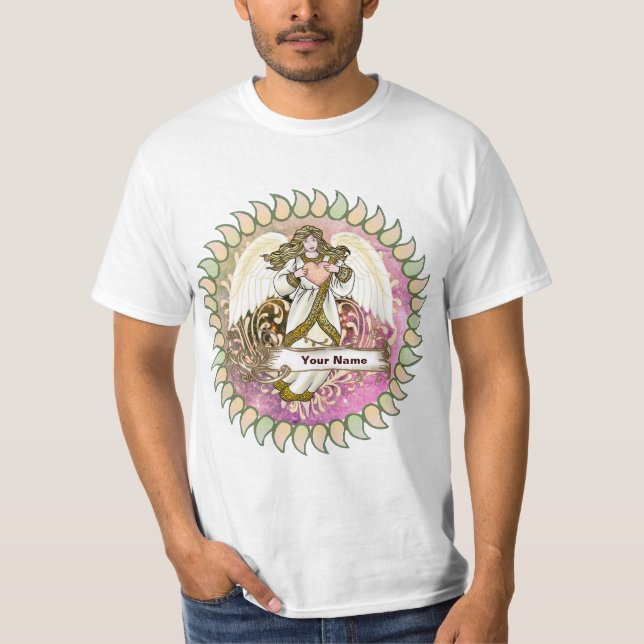 Camiseta Anjo do Coração de Ouro  (Frente)