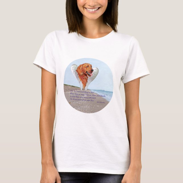 Camiseta Anjo do Golden Retriever (Frente)