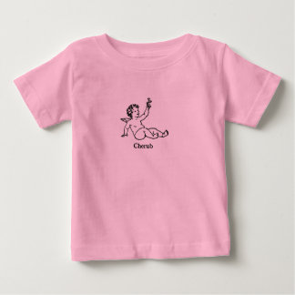Camiseta Anjo do querubim com flor
