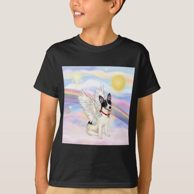 Camiseta Anjo do Rat Terrier (Frente)