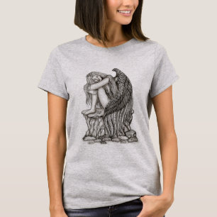 Camiseta Anjo dormindo na pedra