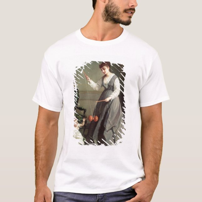 Camiseta "Anjo e diabo" ou "jogo do diábolo (Frente)