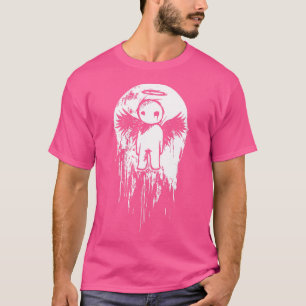 Camiseta Anjo Gótico Emo Triste Solitário  1