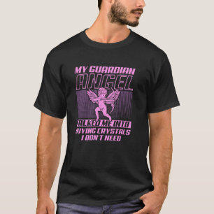 Camiseta Anjo Guardião Engraçado u2013 Amante de Cristal
