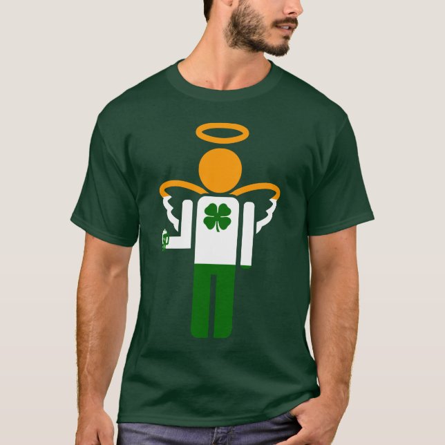 Camiseta anjo irlandês (Frente)