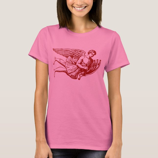 Camiseta Anjo Musical Voador (Frente)