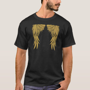 Camiseta Anjo nas costas - Dourado Glam Forte