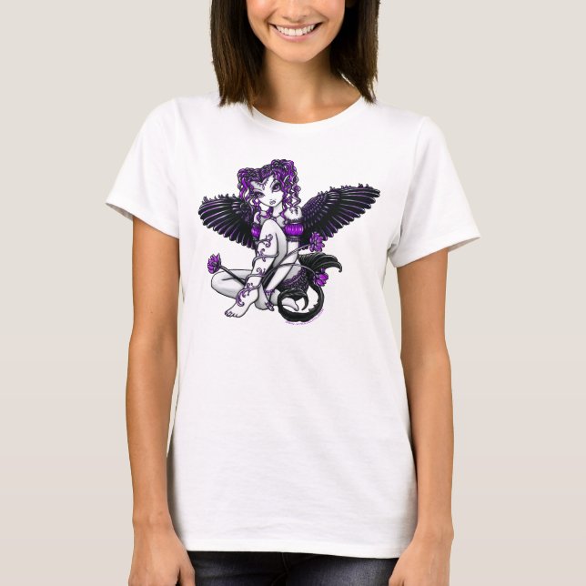 Camiseta Anjo roxo de "Alexis" (Frente)