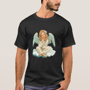 Camiseta Anjo Sonhador em Fantasia de Pijama para Sono Doce