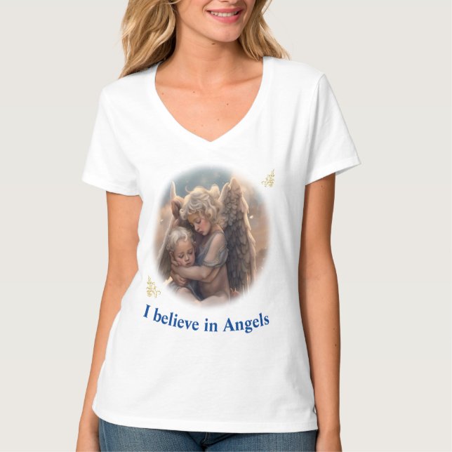 Camiseta anjos bebês (Frente)