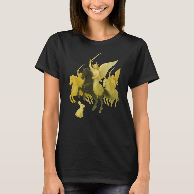 Camiseta Anjos da Guarda e Cavalos Épicos (Frente)