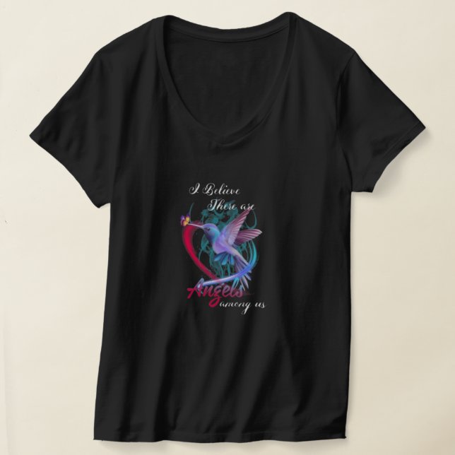 Camiseta Anjos entre nós, Hummingbird (Postura )