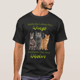Camiseta Anjos nem sempre têm asas às vezes