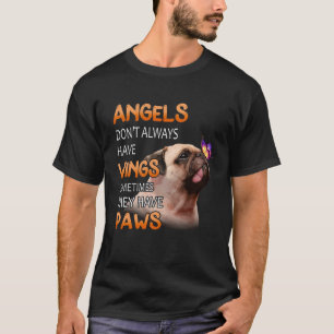 Camiseta Anjos Nem Sempre Têm Asas Que Têm Pata