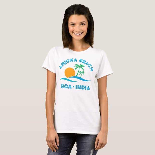 CAMISETA ANJUNA BEACH-GOA INDIA (Frente Completa)