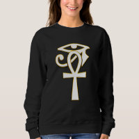 Ankh Com Olho De Ra Horus Hieroglyphs Egípcio Sym
