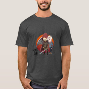 Camiseta Ankit e Ethan da Pedra Debaixo da Pele