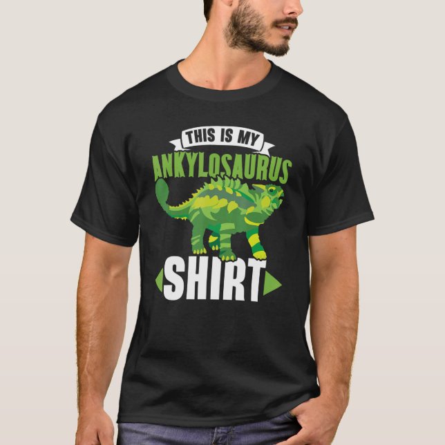 Camiseta Ankylosaurus Future Paleontologista Dinossaur (Frente)