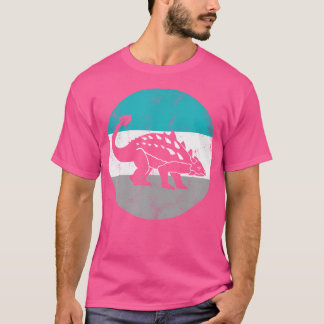 Camiseta Ankylosaurus Retro Dinossaur Gift Para Homens Ou M