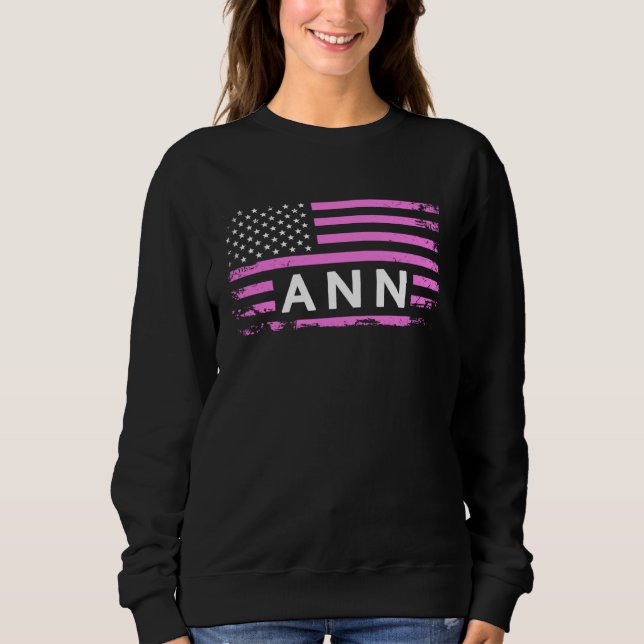CAMISETA ANN AMERICAN FLAG  FOR ANN (Frente)