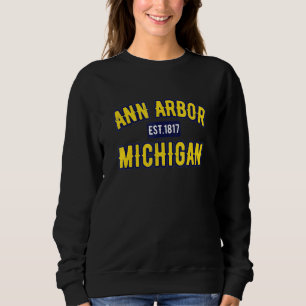 Camiseta Ann Arbor Michigan Fofo MI Estado Amor Família Esp