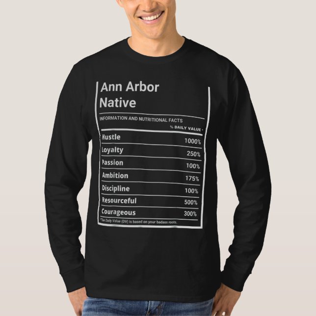 Camiseta Ann Arbour Native Nutrition Pride (Frente)